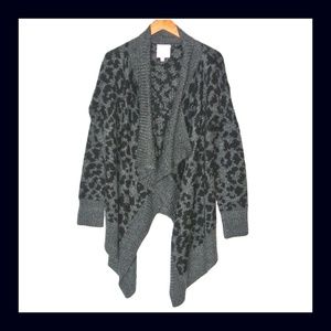 Romeo & Juliet Couture Open Front Cardigan Cheetah